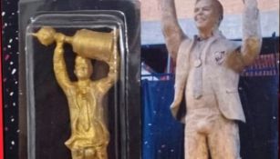 Figura de la estatua de Marcelo Gallardo saldrá a la venta: "Viene empaquetado"