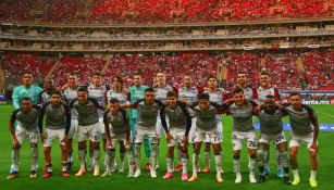 Jugadores del Atlas previo al partido de Vuelta con Chivas