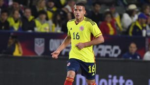 Kevin Castaño durante un partido con Colombia