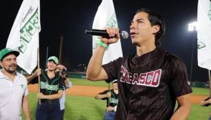 Diego Lainez en el Estadio Centenario de los Olmecas