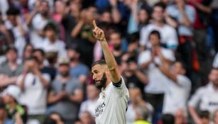 Benzema en su último partido con el Real Madrid