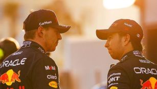 Max Verstappen y 'Checo' Pérez en Azerbaiján 