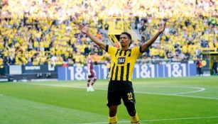 Jude Bellingham celebrando un gol con Borussia Dortmund