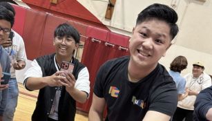 Max Park celebra su récord mundial