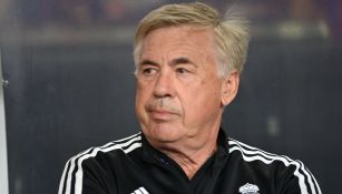 Ancelotti en un partido del Real Madrid