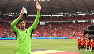 Thibaut Courtois abandona concentración con Bélgica por no ser capitán