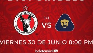 Xolos vs Pumas: ¿Dónde y a qué hora ver en vivo el duelo de la Jornada 1?