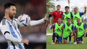 Messi en juegos amistoso de Argentina