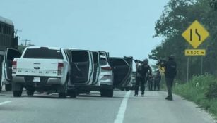 Los uniformados fueron levantados en la carretera