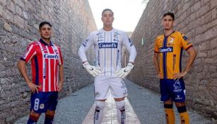 Atlético San Luis presentando su nuevo uniforme para el AP23