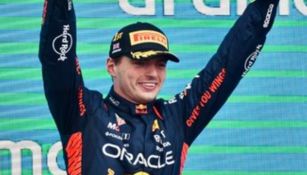 Max Verstappen ganando el GP de Gran Bretaña