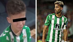 Pequeño aficionado de Real Betis rompe en llanto por salida de Sergio Canales