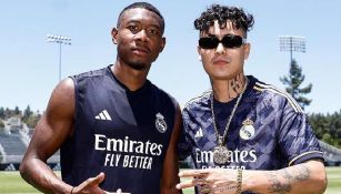 ¡Invitado de lujo! Real Madrid presume la visita del rapero mexicano el 'Alemán'