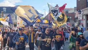 Afición de Pumas en Montreal