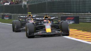 Max Verstappen y Checo Pérez dominaron Spa-Francorchamps