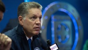 Peláez como directivo del Cruz Azul