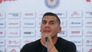 Carlos Salcido en conferencia de prensa