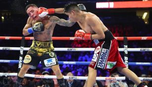 Valdez durante su derrota ante Vaquero