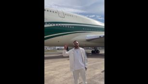 Neymar en su viaje a Arabia Saudita