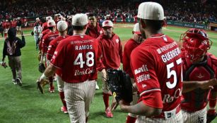 Diablos tras vencer a Pericos en el Juego 1