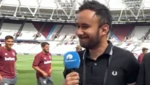 Así reaccionó Edson Álvarez cuando se encontró a Werevertumorro en el London Stadium