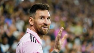 Messi en partido contra el LAFC