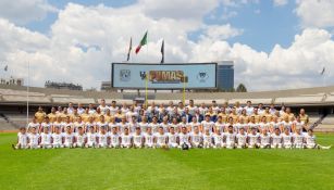 Pumas CU en la foto oficial de la temporada 2023 de la ONEFA