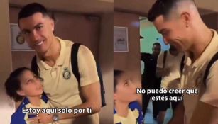 Cristiano Ronaldo cumple el sueño de una niña ciega y recibe un tierno mensaje a cambio