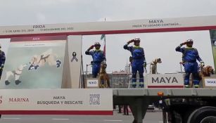 Homenaje a Frida en Desfile Militar