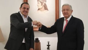 Blanco junto al presidente López Obrador