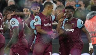 West Ham en celebración de gol