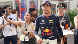 Checo Pérez en el Gran Premio de Japón