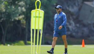 Mohamed en entrenamiento en Cantera