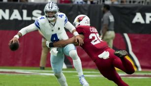 Dak Prescott revela la razón de la derrota de los Cowboys: 'No convertimos en la zona roja, punto'