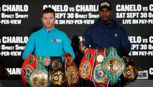 Canelo y Charlo previo a su pelea en Las Vegas