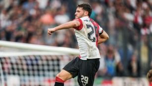 Giménez celebra el gol ante el Go Ahead Eagles