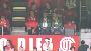 Lozano en el estadio Nemesio Díez