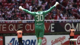 Whalley durante un partido con Chivas