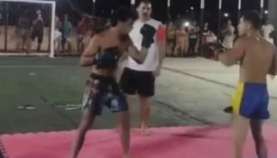 Momentos de la pelea en Brasil 