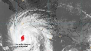 "Norma" se convierte en huracán categoría 1