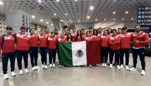 La delegación mexicana de natación