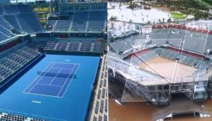 Así luce la cancha de la Arena GNP tras el paso del Huracán Otis