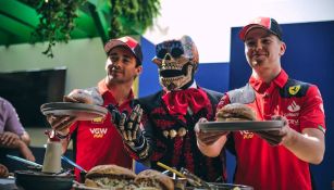 ¡Al estilo mexicano! Leclerc y Shwartzman prepararon tortas de chilaquiles