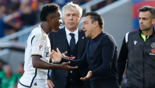 Discusión entre Xavi y Vinicius 