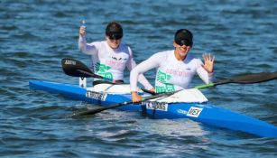 La dupla se colgó la medalla de oro esta mañana 