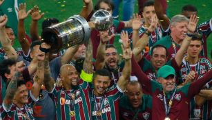Fluminense celebrando la Copa Libertadores 