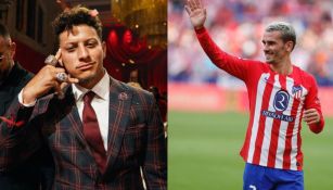 ¡Crossover de lujo! Antoine Griezmann y Patrick Mahomes intercambian playeras en Alemania