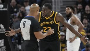 Draymond Green protestando al árbitro