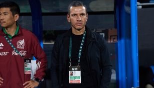 Jaime Lozano en un partido de la Selección Mexicana