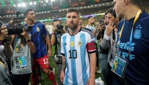 Messi en la trifulca del Maracaná